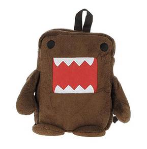Cute Domo Kun Brown Plush Backpack
