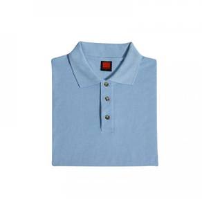 T-shirt Plain Polo Oren Sport Short Sleeve Blue