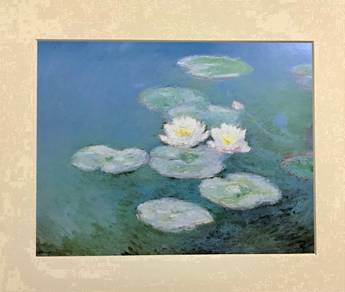 Claude Monet Print - Water Lilies - Evening Effect