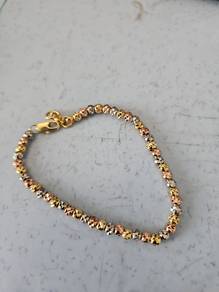 Bracelet Tri Color Premium Grade Tatanium