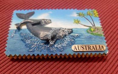 3-D Magnet - Australia - Whales