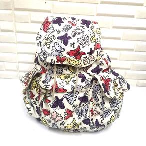 ANNA SUI Butterfly Printed Functional Backpack