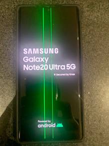 galaxy note 20 ultra with screen problem