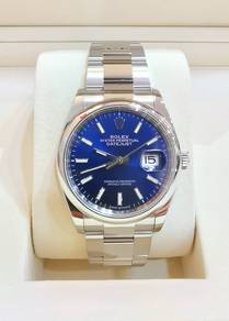 Pre-Owned Rolex 126200 Datejust Blue Dial 36mm