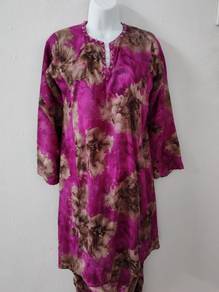 Baju kurung Floral pesak moden Floral