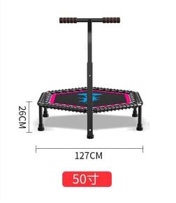ROSE RED Trampoline with 3 Level Adjustable