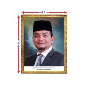 Bingkai Potret Menteri Besar Johor (L)