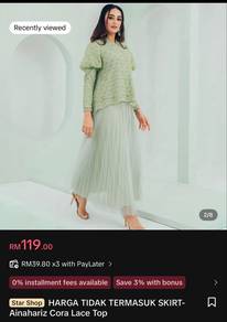 Aina Hariz Cora Lace Top
