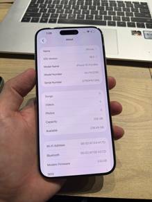 iPhone 15 Pro Max 256Gb 86% Battery Life
