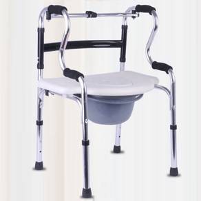 Foldable Walking Frame Potty Toilet Bowl Walker