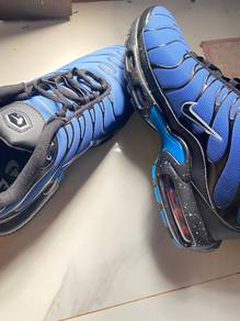 nike tn blue black