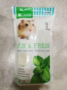Jolly Hamster Bathing Sand Pasir Mandi 1kg Mint