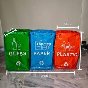 40L Foldable Detachable Waterproof Trash Bin