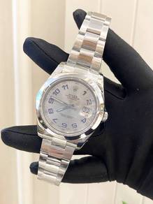2018 Rolex Datejust Ii Ref 116300 Blue Arabic