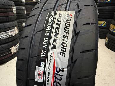 Tayar baru 235 40 18 bridgestone potenza re005 new
