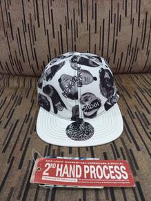Rare Topi HALF MAN Bib Hat Grapfic Fullprint