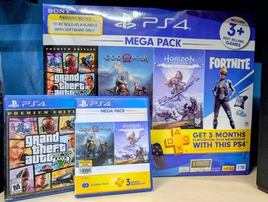 MySet 1TB PS4 Slim Like New w 3 Games 1Mth Warr