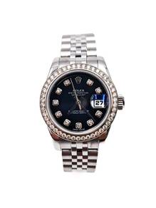 Rolex Datejust 26 Black Diamond Bezel 179384