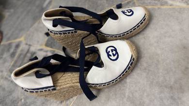 Gucci canvas GG wedge