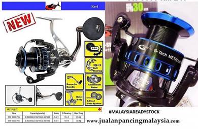 G-tech metallic 30kg drag reel