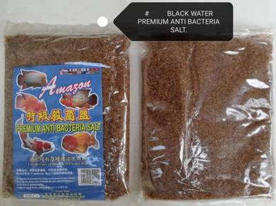 Aquarium Fish Ikan Black Salt Garam Coarse 1kg