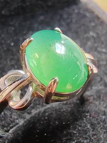 Ice Green Natural Burma Jadeite Jade