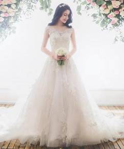 White wedding gown dress bridal prom RB0072