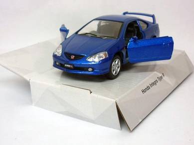 Honda Integra DC5 TYPE R 1/34 Die cast car - Blue
