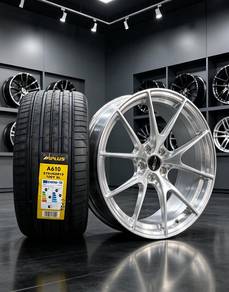 BMW 5 Series G30 19" Forged Rim + Tayar Baru R505
