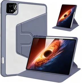 Cases honor magicpad 4 can rotate lavender gray