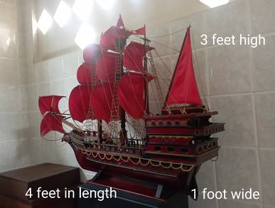 4 FEET SPANISH Wooden Warship