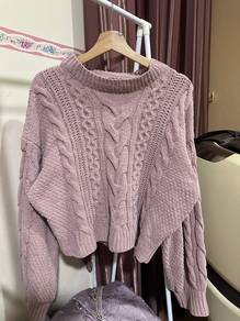 Knitwear velvet lilac