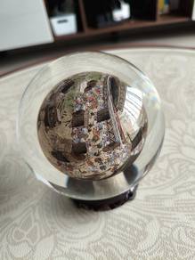 Chinese Reverse Painted Glass Globe.