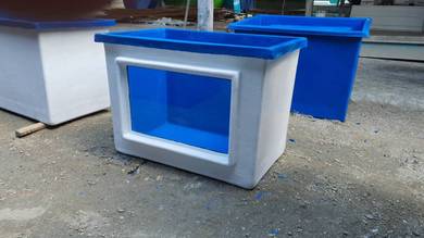Fiberglass Fish Tank / Top Filter  :