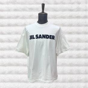 Jil Sander Logo Print Cotton White Tee
