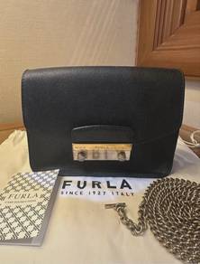 Authentic FURLA Black Metropolis Mini