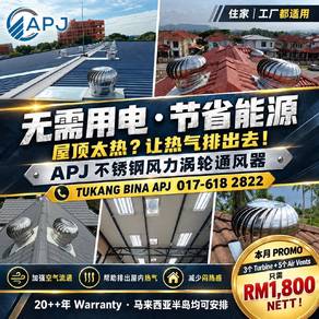 Turbine Ventilator Tangkak Ulu Tiram Yong Peng JB