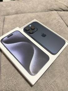 iPhone 15 pro 256 titanium blue