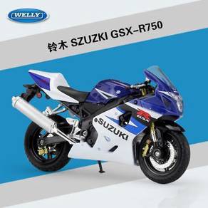 Welly 1-18 2004 Suzuki GSX-R750 Diecast Motorcycle