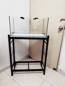 2ft aquarium, stand.