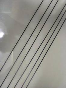 2mm diameter x 1 meter long carbon fibre rod
