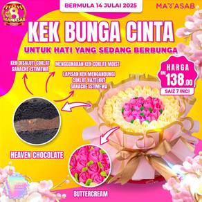 Kek bunga Cinta