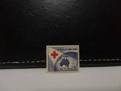 1954 Australia Stamp Red Cross