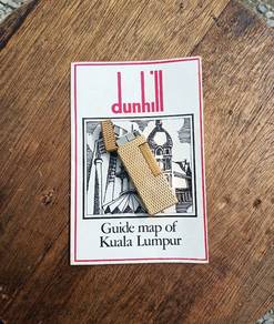 vintage lighter Dunhill pemetik api lama gold