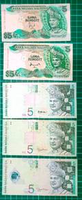 Set Duit Lama RM5.00