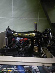 SINGER mesin jahit elektrik serta hard cover carry