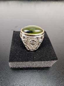 Cincin Permata Serpentine Green Apple