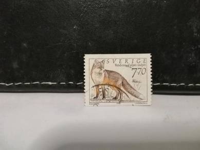 1993 Sweden Stamp Animal Fox