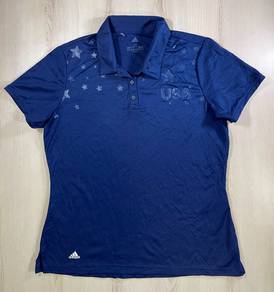 Adidas Ladies’ Dark Blue Collar Tee #DP Used
