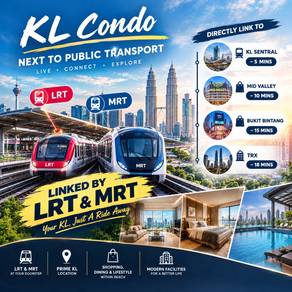 Condominium For Sale in KL Sentral,KUL